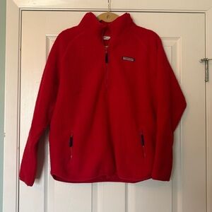 Vineyard Vines Navy and Red Fleece Jacket